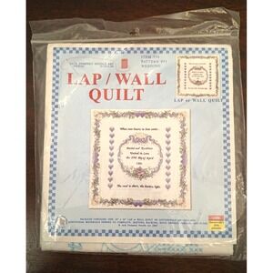 Jack Dempsey Needle Art Wedding Lap Wall Quilt Kit 739 Stamped 36x36 2003